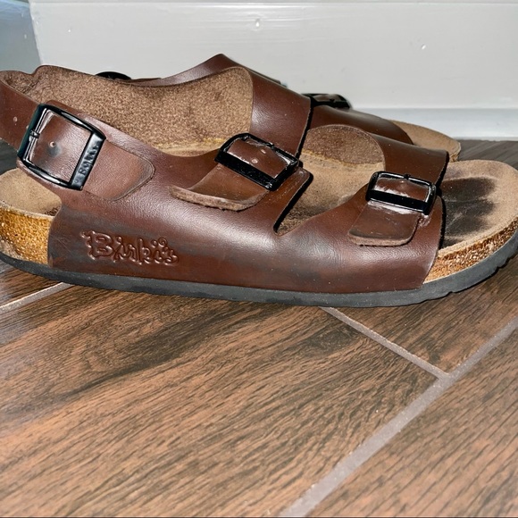 BIRKENSTOCK Milano Dark Brown Sandal Size 39 - Picture 3 of 10